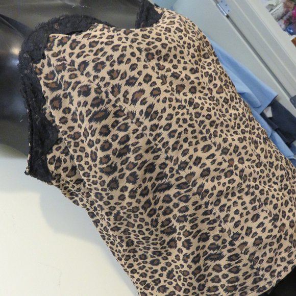 VENEZIA FITTED CAMISOLE / SIZE 22 /ANIMAL PRINT - Picture 2 of 9